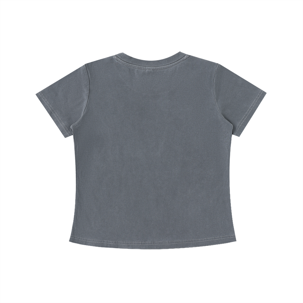 Essential Badge Vintage Wash Slim Fit T-shirt