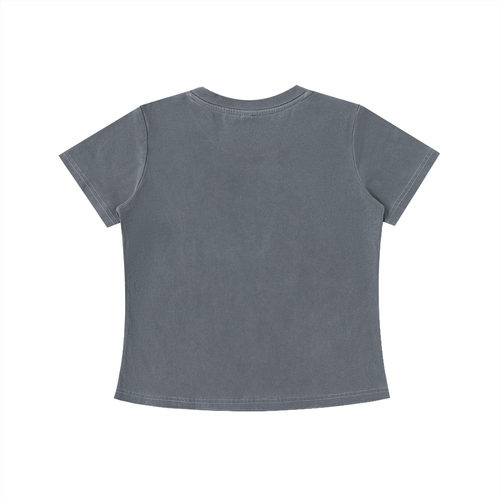 Essential Badge Vintage Wash Slim Fit T-shirt