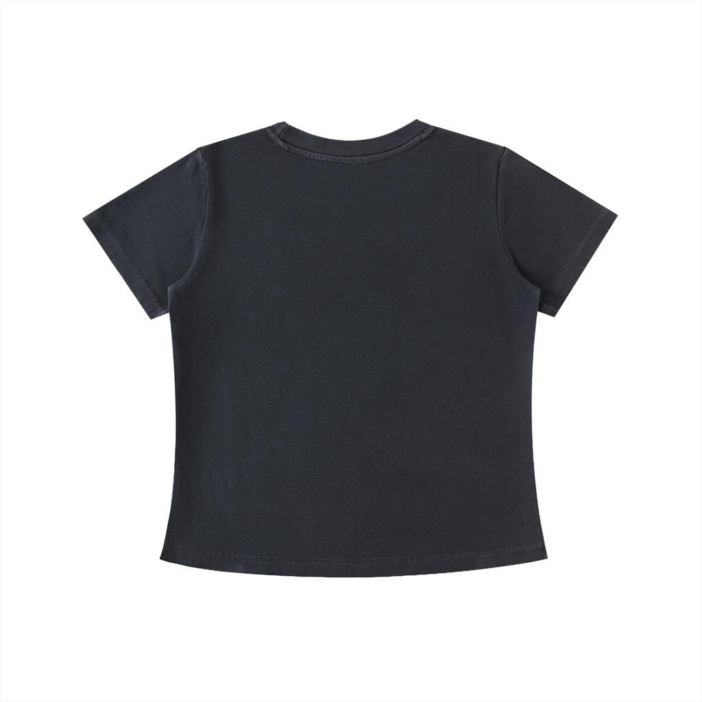 Essential Badge Vintage Wash Slim Fit T-shirt