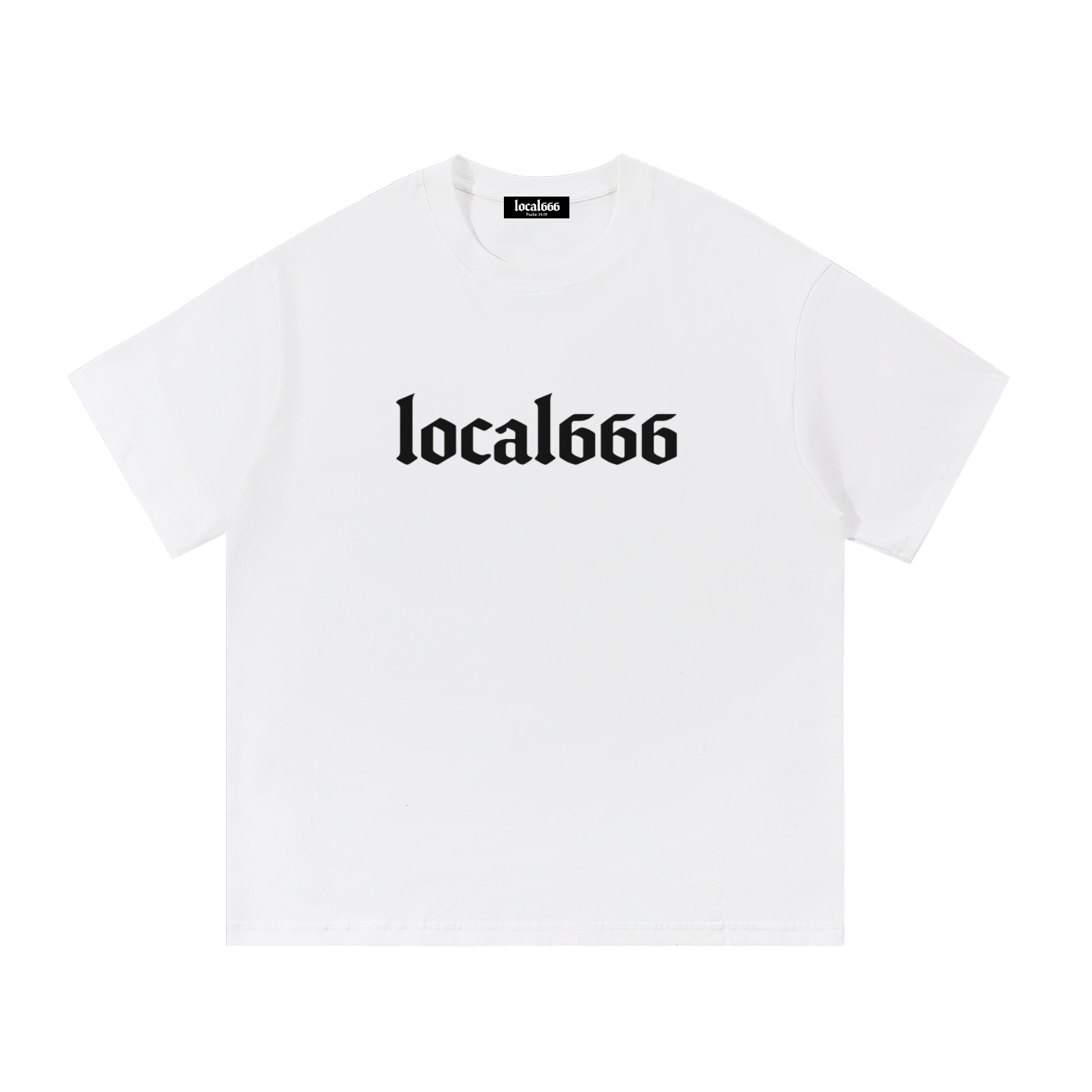 Essential Whole Chest Badge Cotton T-Shirt