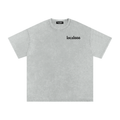 Essential Badge Snow Washed Oversized Cotton T-Shirt