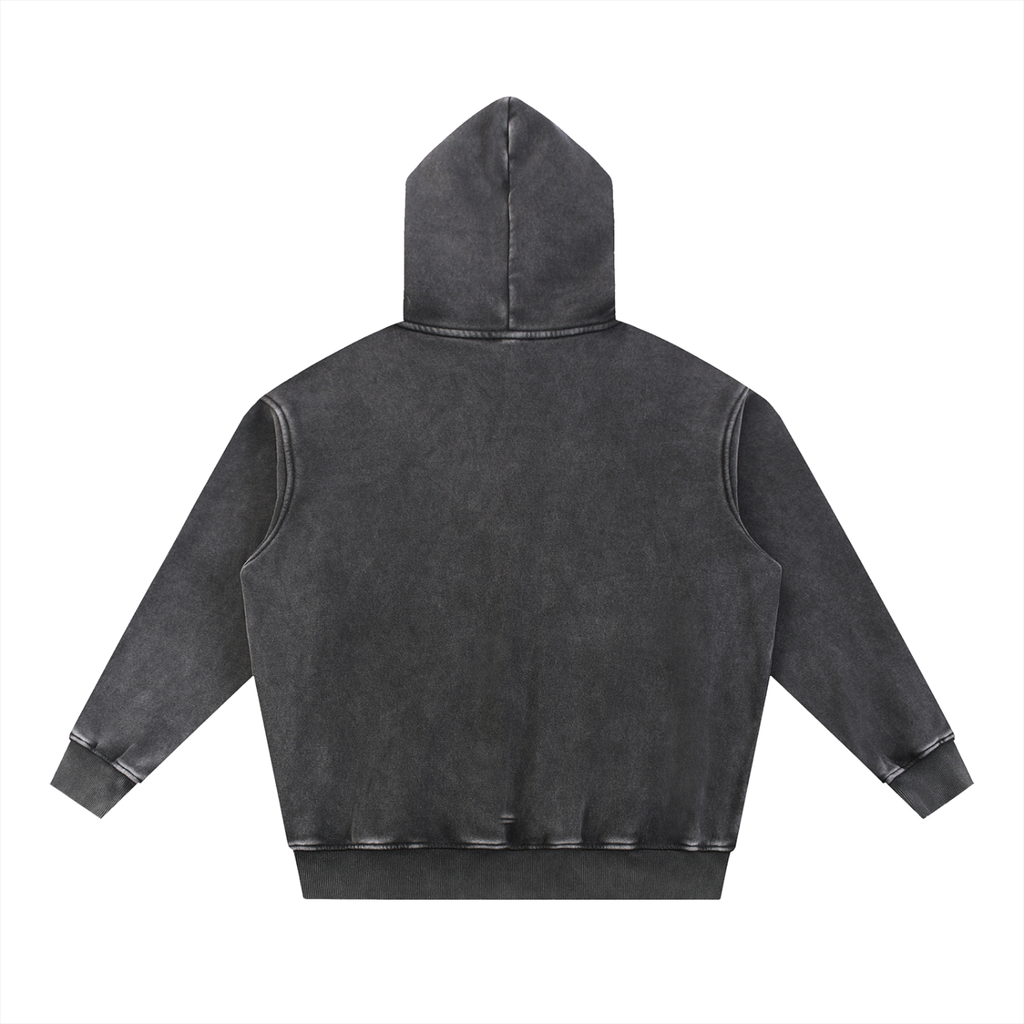 Essential Snow Wash Fleece Oversize Hoodie