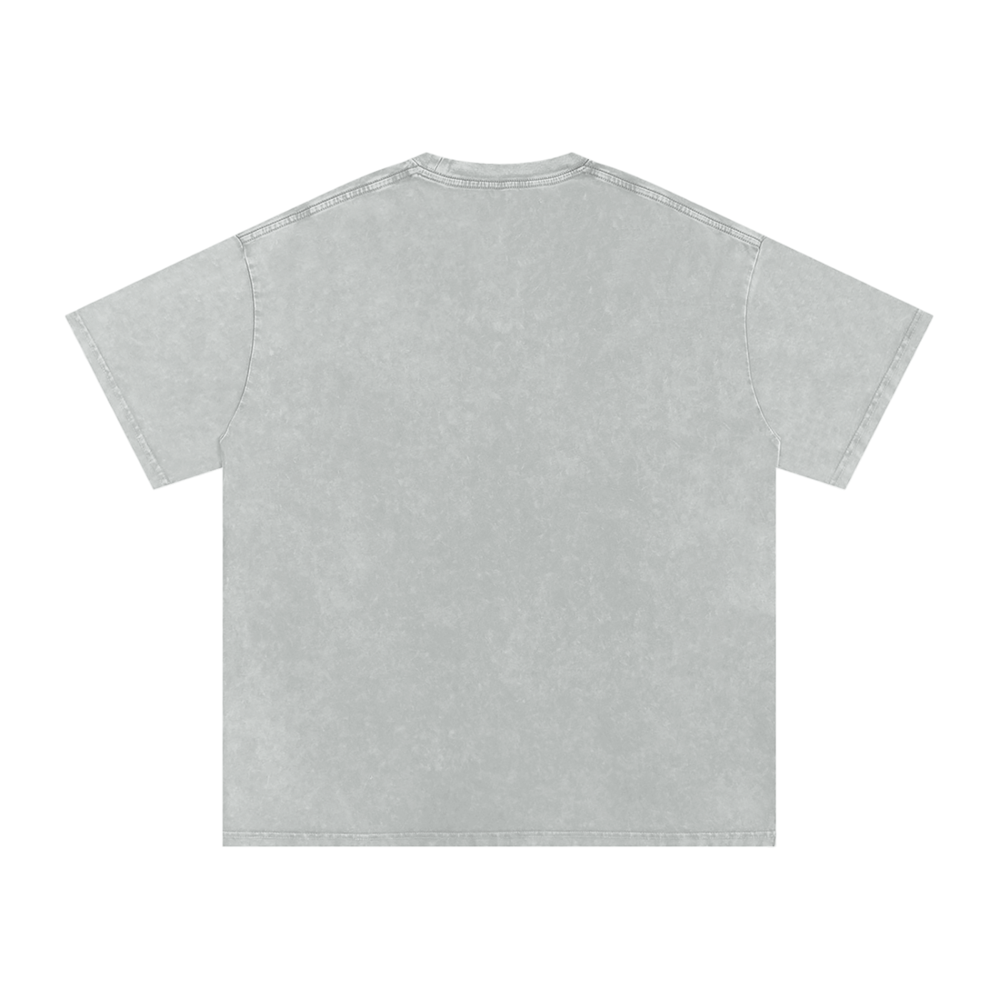 Essential Badge Snow Washed Oversized Cotton T-Shirt
