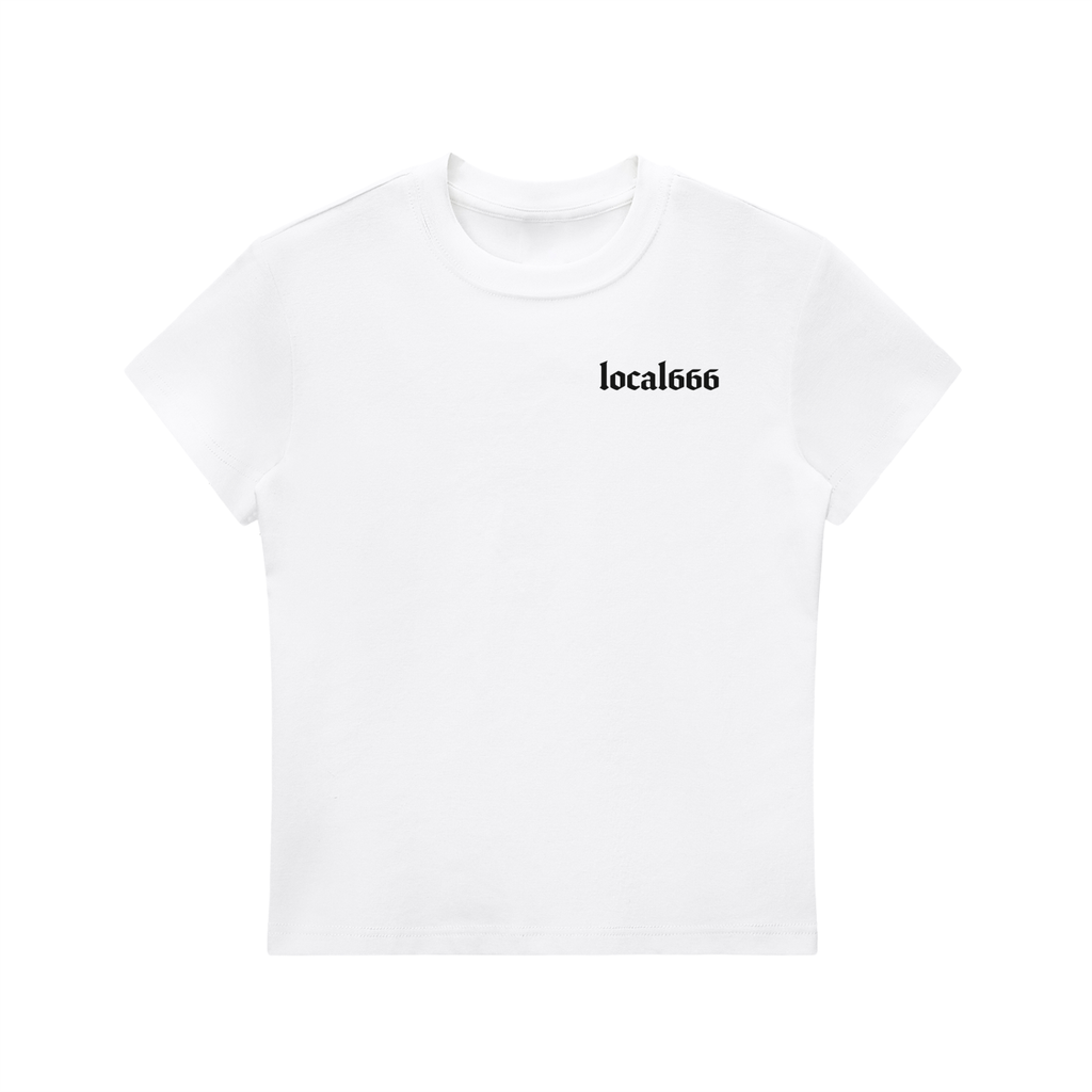 “Hang In There It Gets Worse” Badge Crewneck T-Shirt