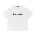“Hang In There It Gets Worse” Chest Badge Cotton T-Shirt